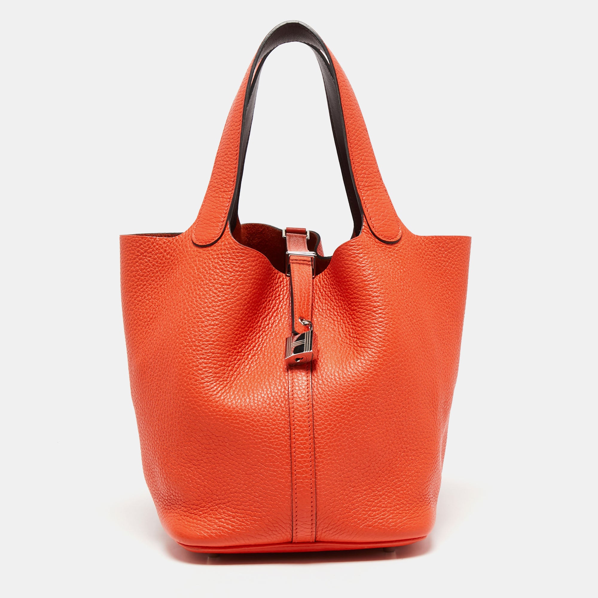 Hermes Picotin 22cm in Orange Poppy Colour