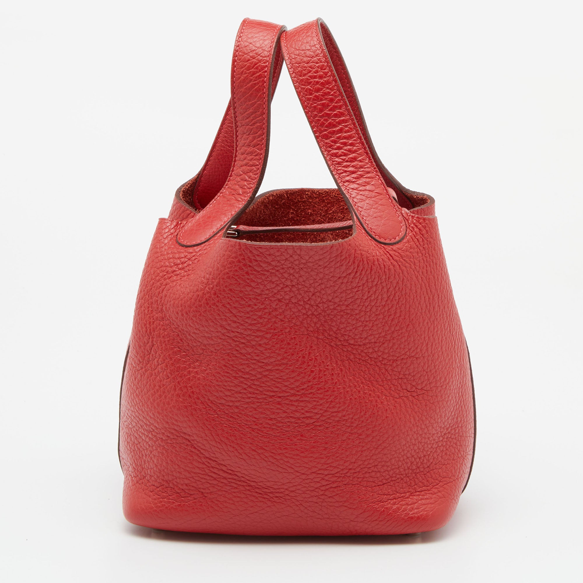 Hermes Picotin Lock 18 Taurillon Clemence Leather Hobo Bag