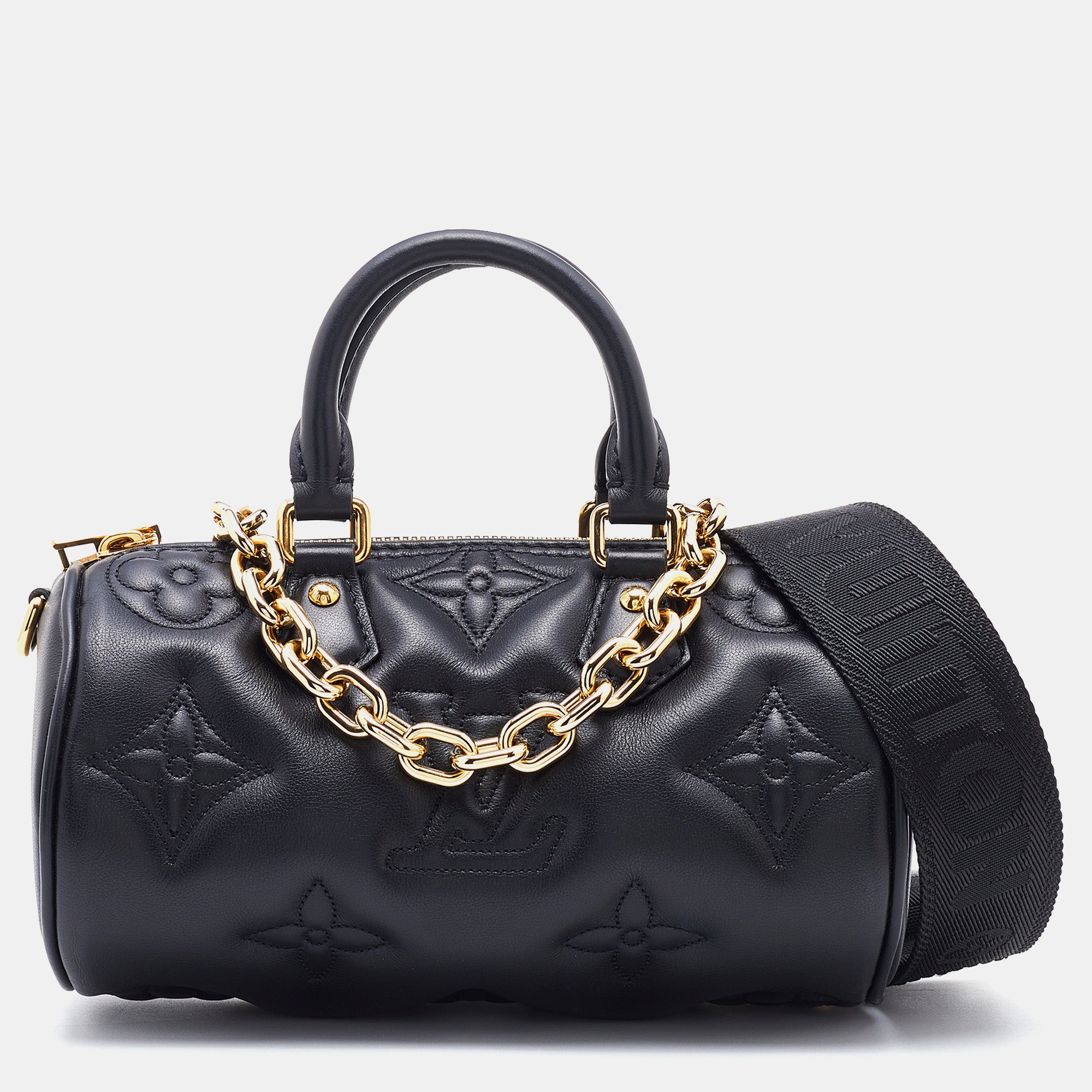 Buy Louis Vuitton Coffee Grid Empreinte Papillon BB Carryall Bag - Online