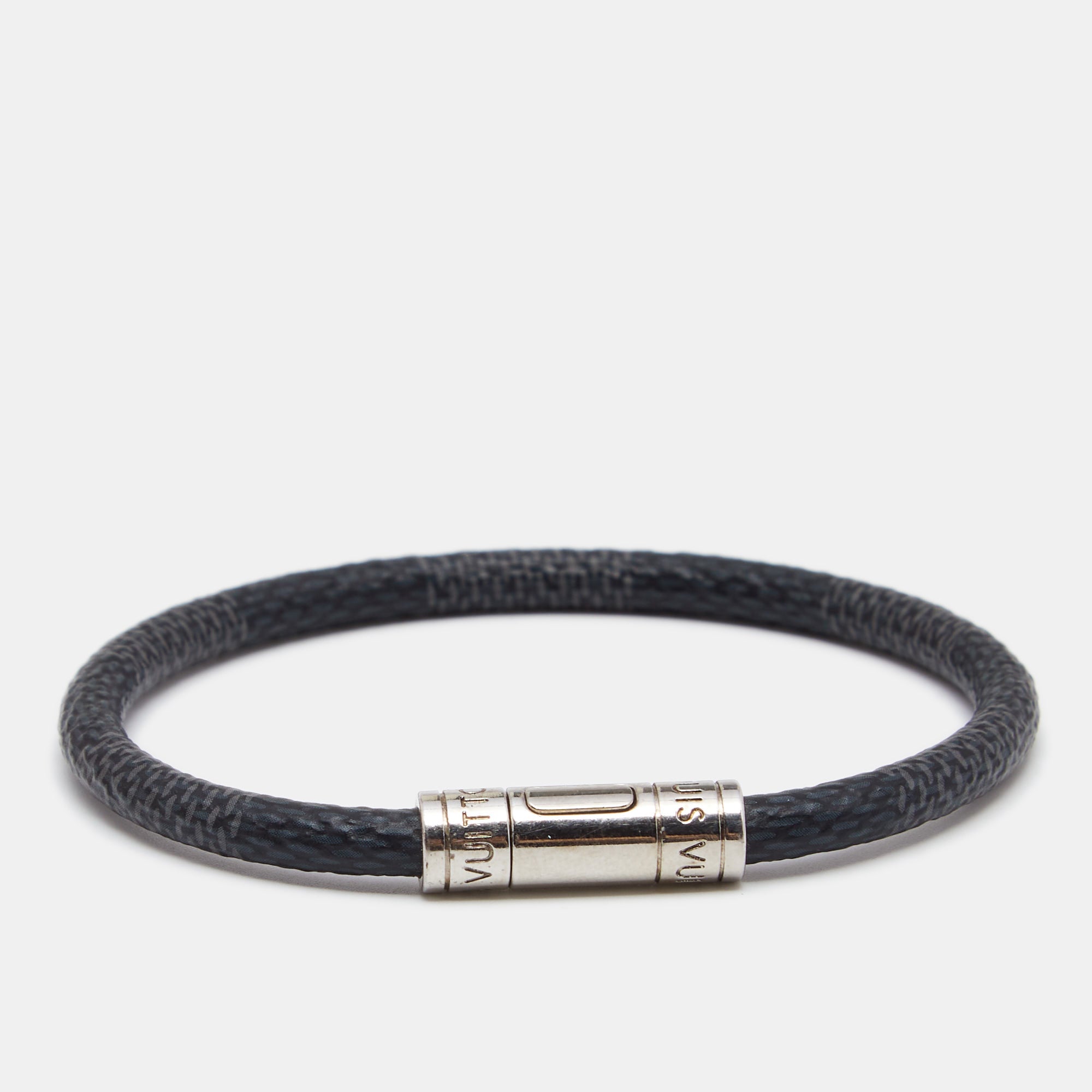 Keep It Bracelet - Luxury Damier Graphite Canvas Grey