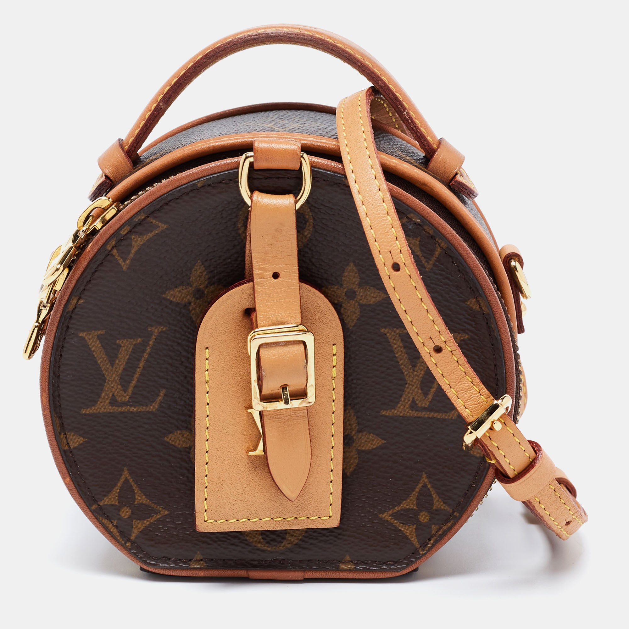 Louis Vuitton Monogram Petite Boite Chapeau - Brown Mini Bags, Handbags -  LOU754070