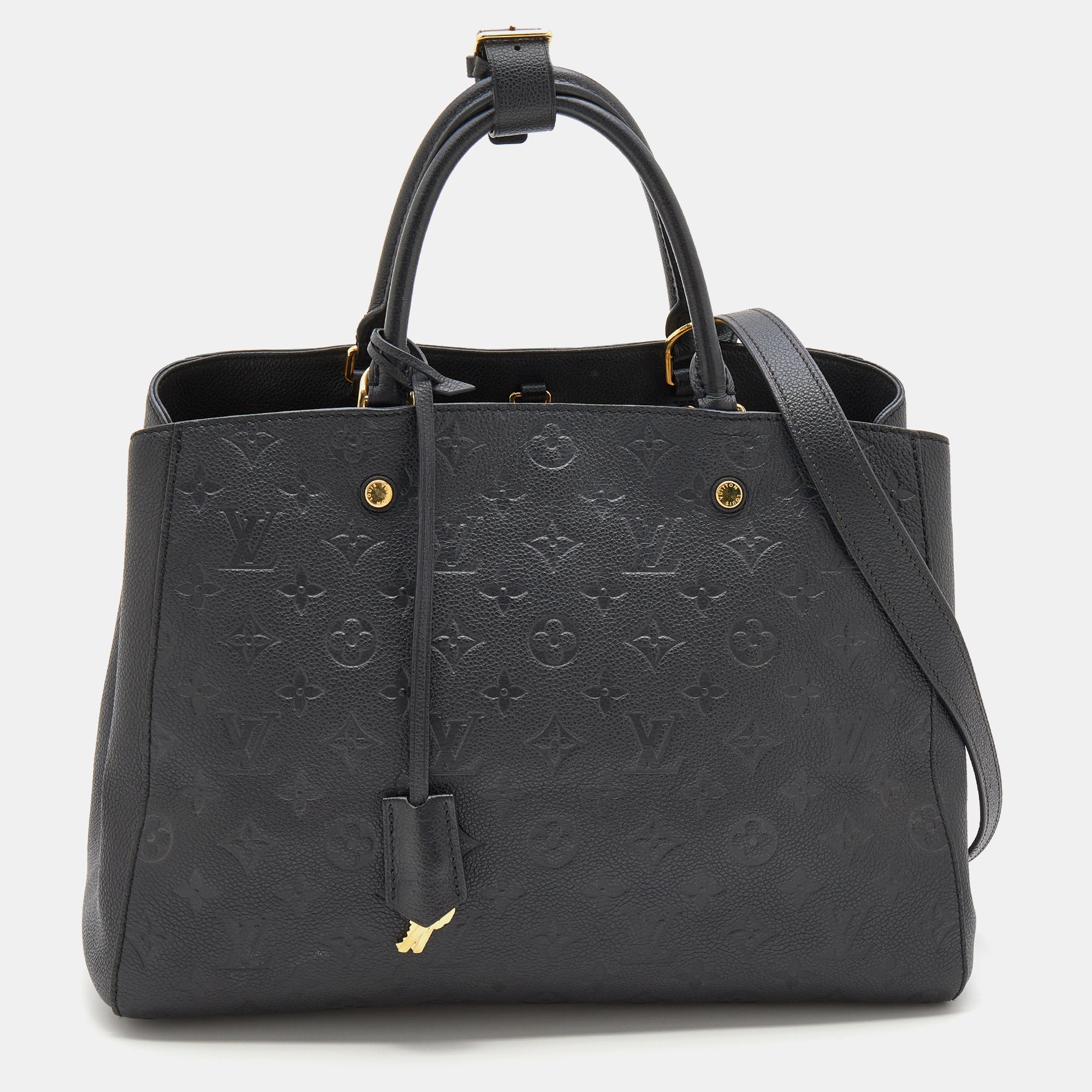 Louis-Vuitton Monogram Montaigne MM-2Way Hand Bag