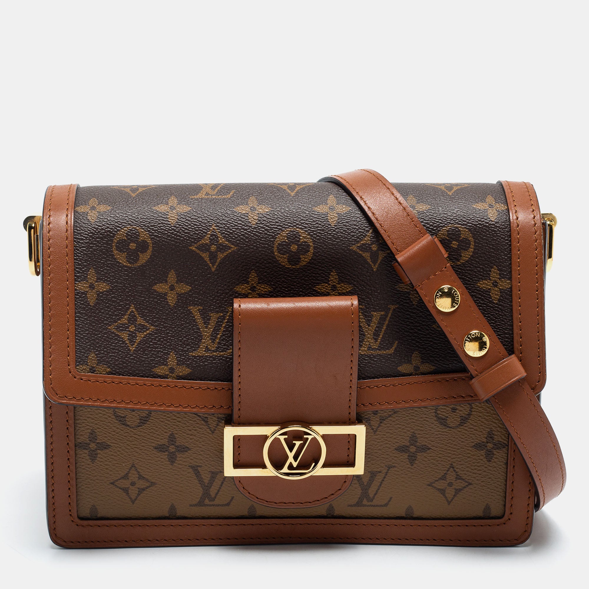 Buy LOUIS VUITTON Bumbag Dauphine Monogram Reverse M44586 Body Bag Monogram  Reverse Brown / 450086 [Used] from Japan - Buy authentic Plus exclusive  items from Japan