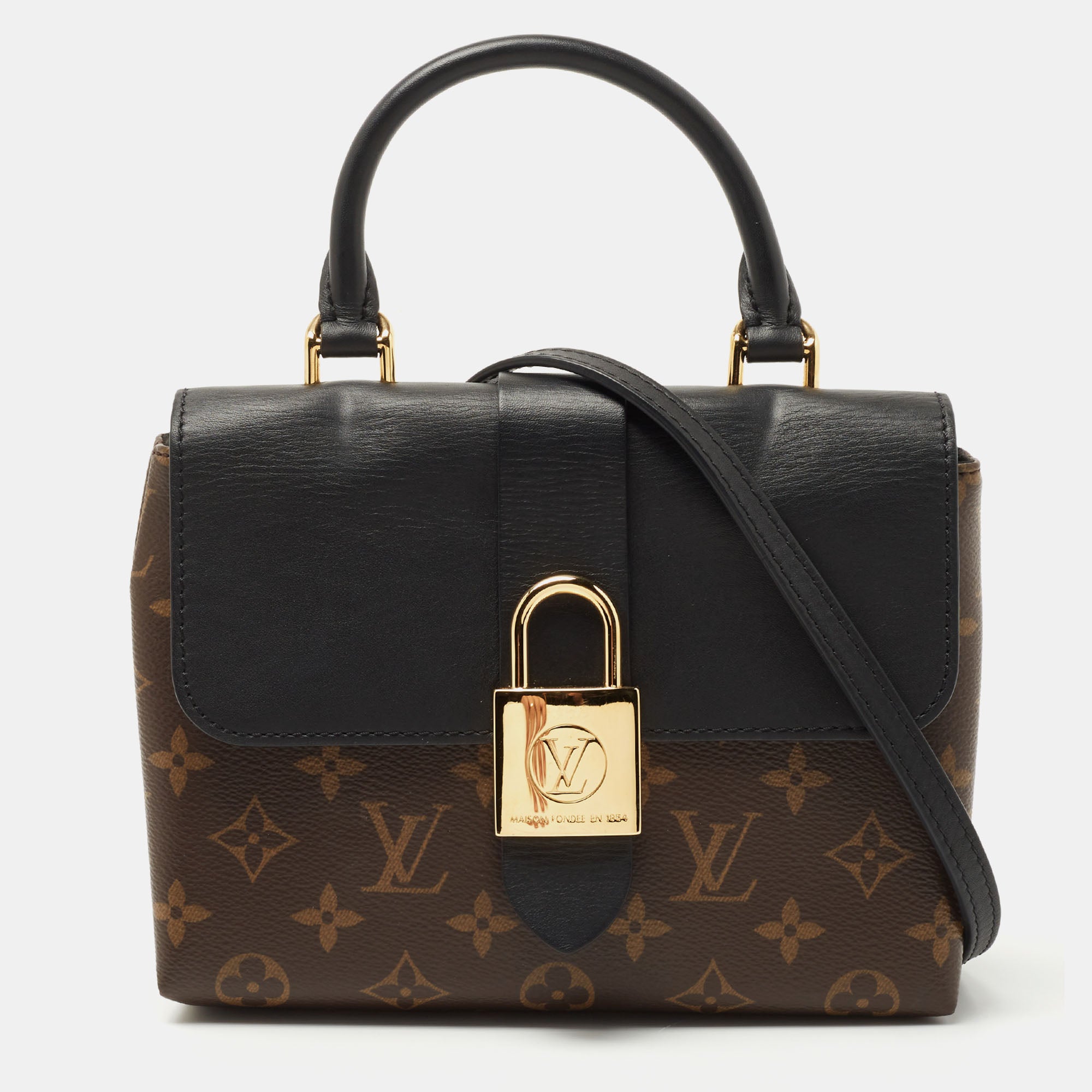 Louis Vuitton - Locky BB Bag - Black - Monogram - Women - Luxury