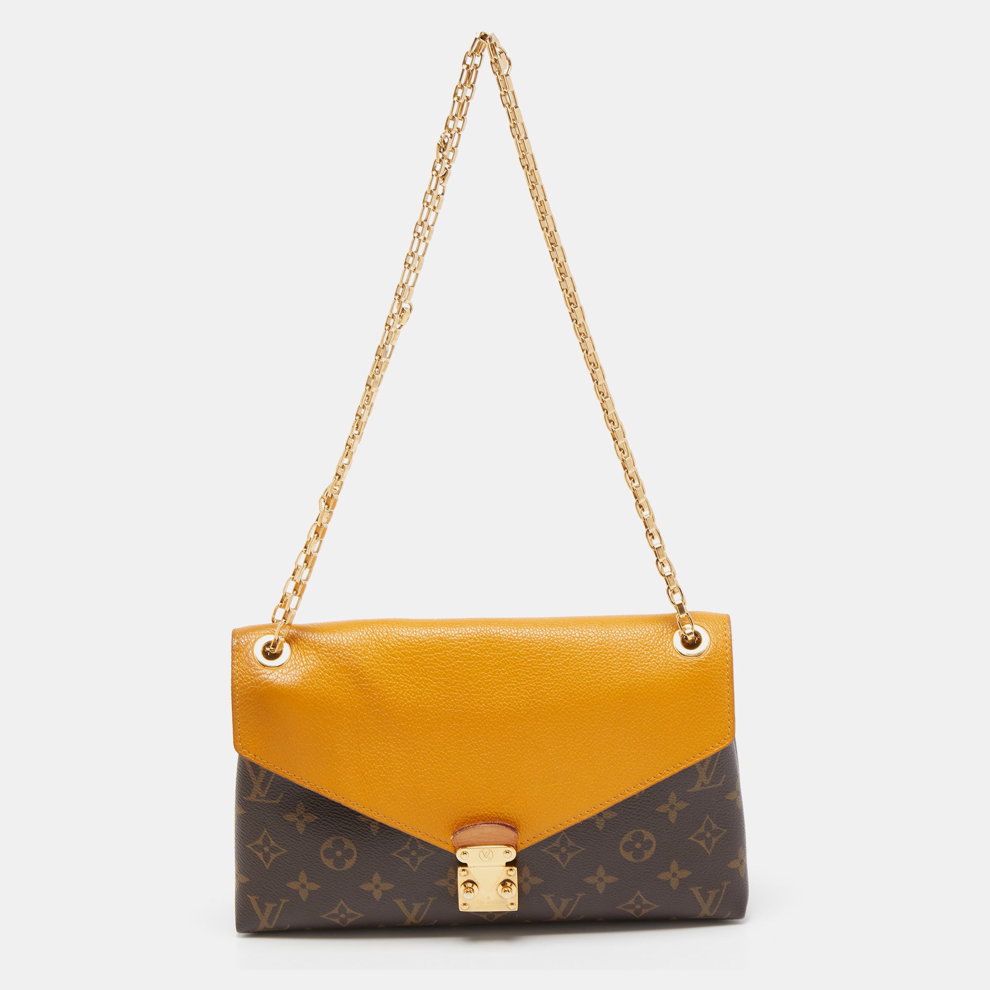 Louis Vuitton Pallas Chain Monogram Canvas Crossbody Bag