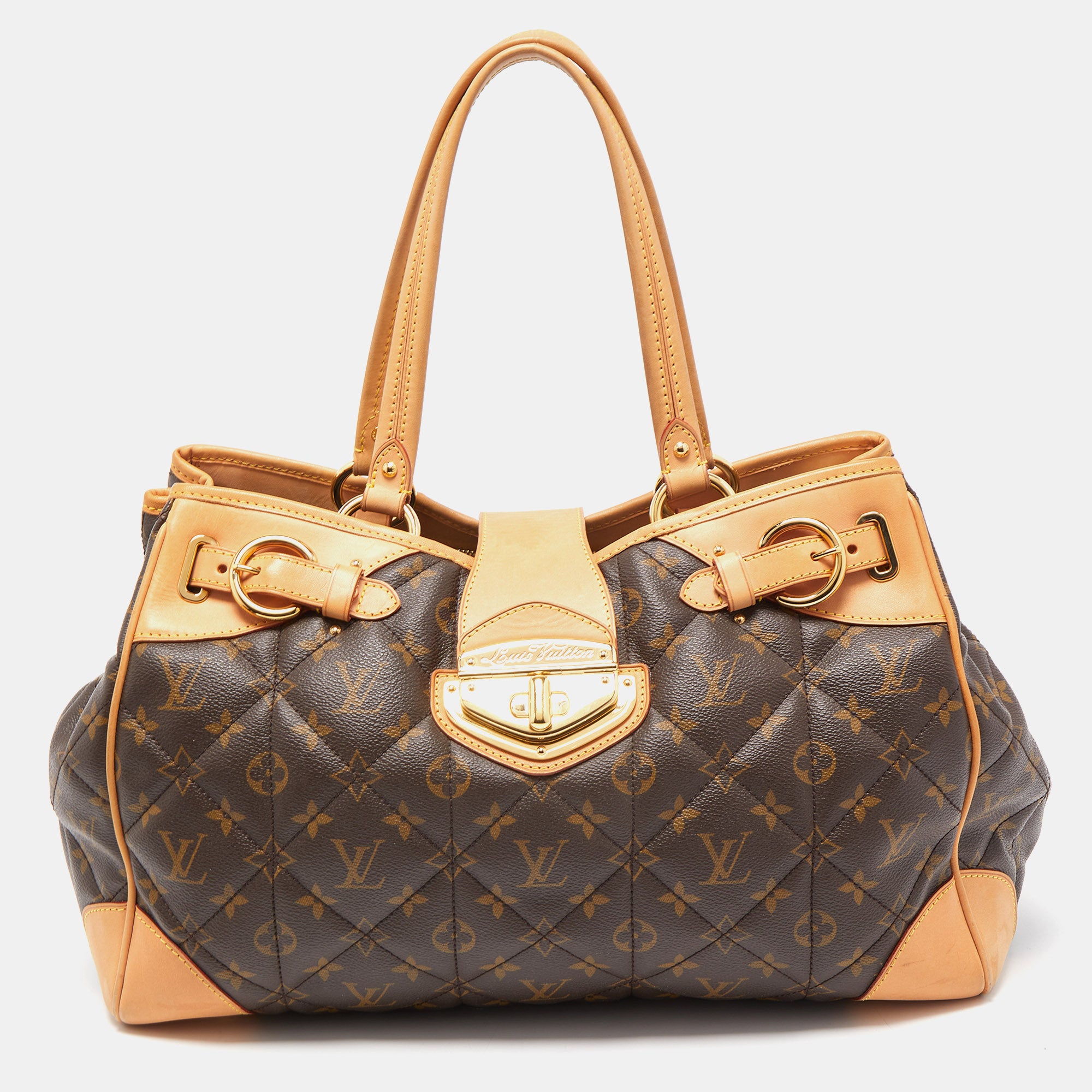 Etoile shopper leather handbag Louis Vuitton Brown in Leather
