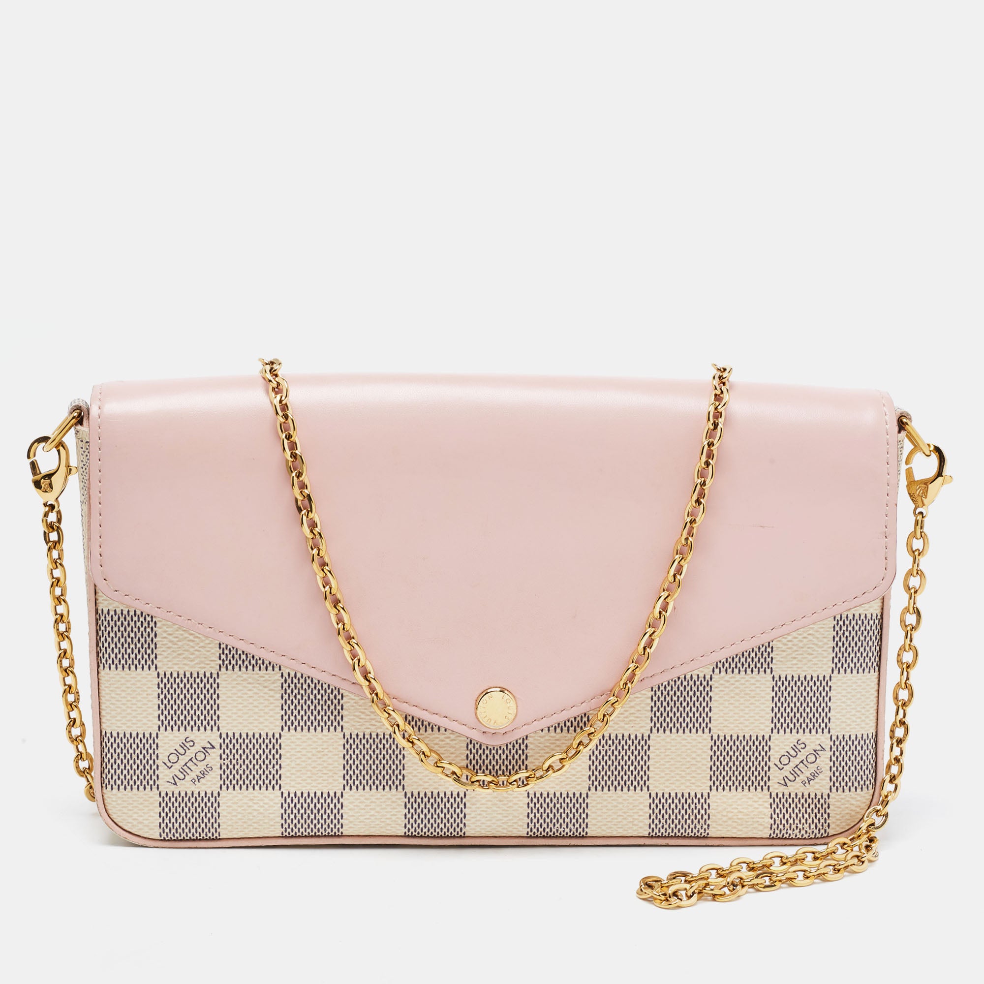 Louis Vuitton, Bags, Louis Vuitton Felicie Pochette Damier Azur Crossbody  Bag