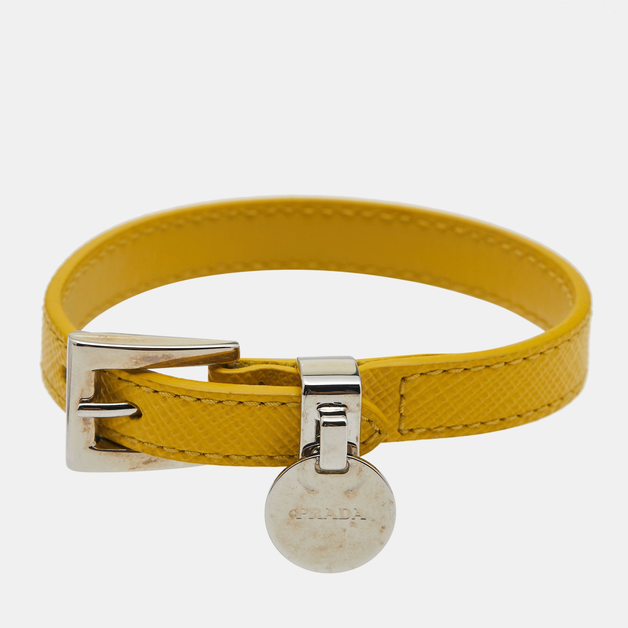 Prada Women's Saffiano Leather Bracelet