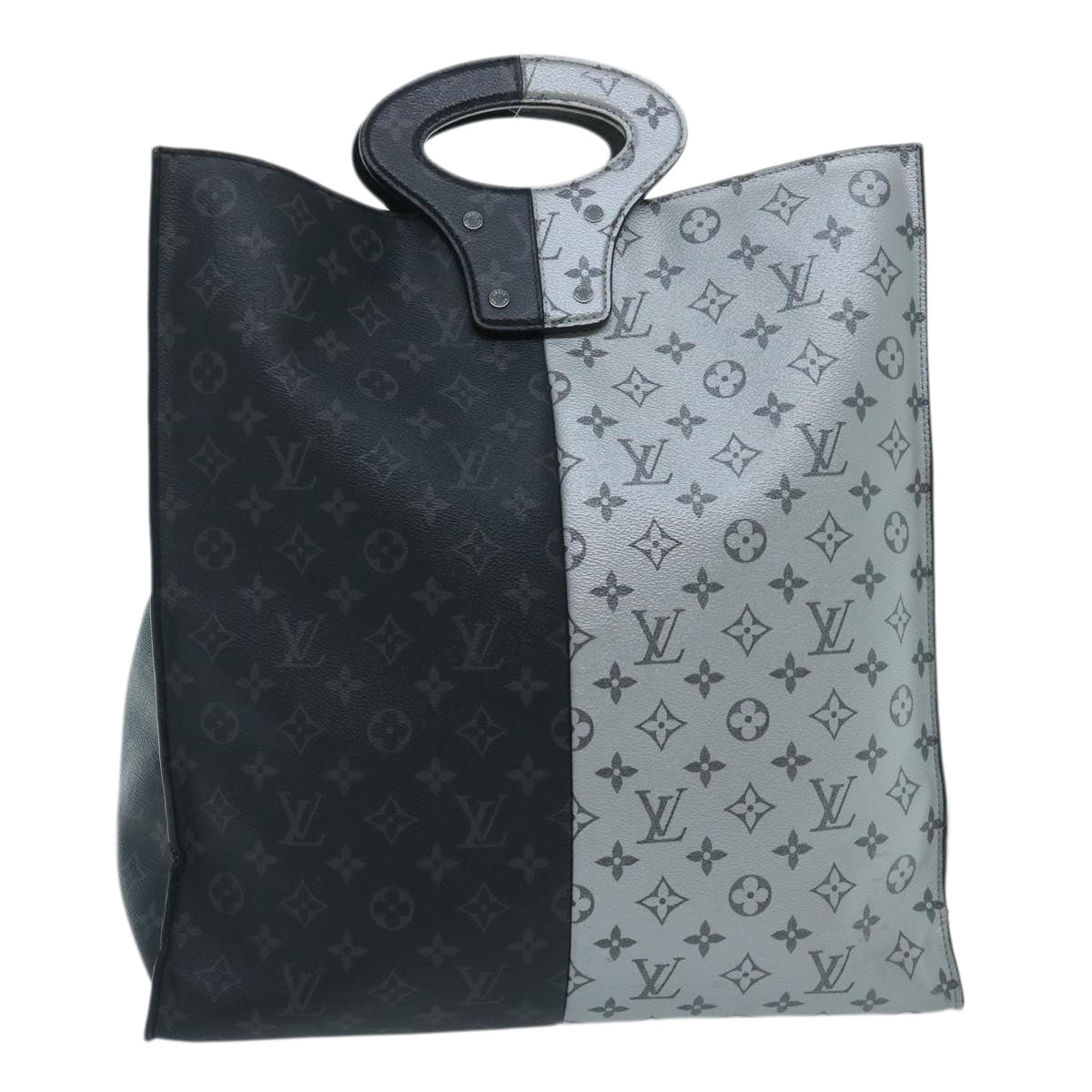 Monogram Split Tote fabric bag