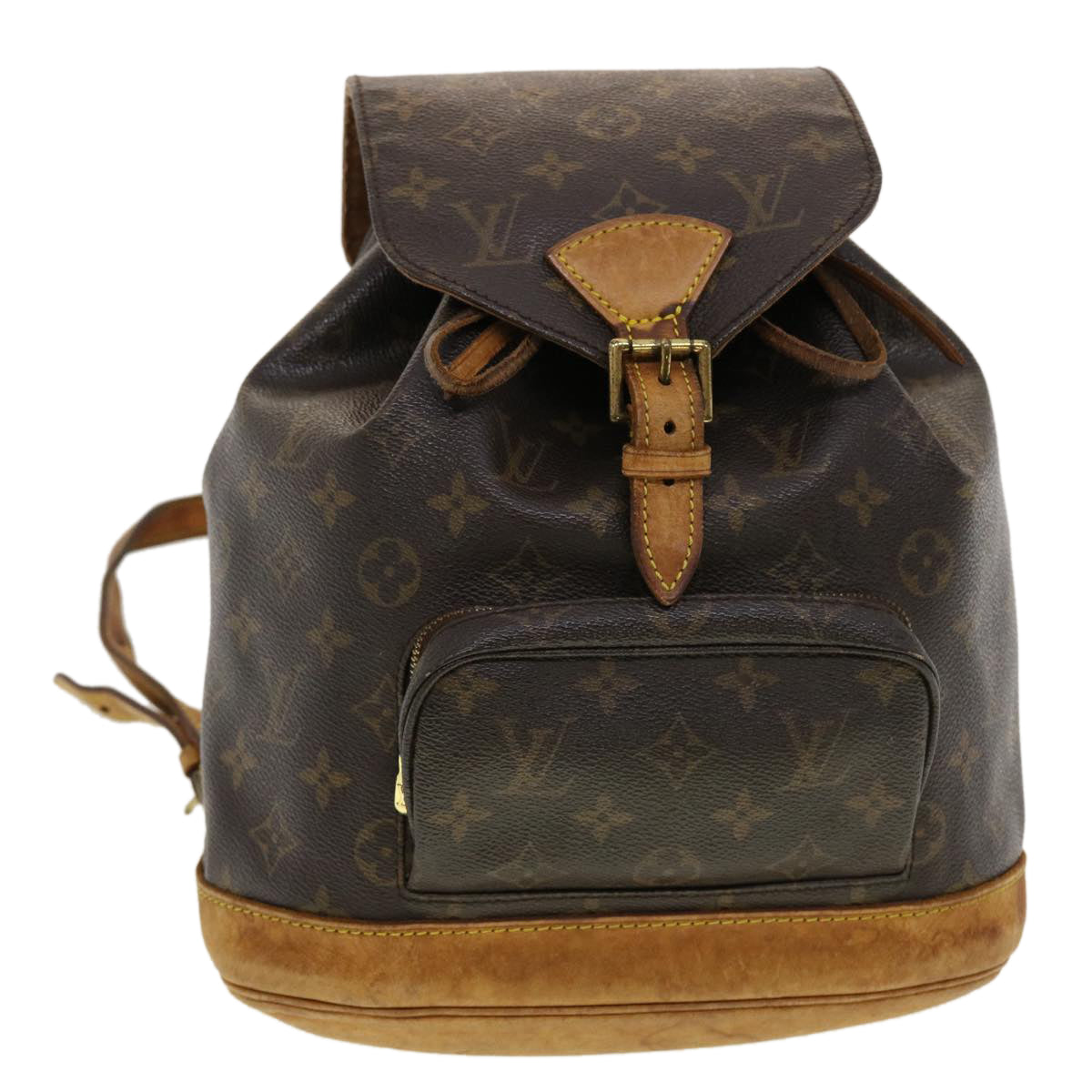 LOUIS VUITTON Monogram Denim Sac A Dos GM Backpack Blue M95056 LV Auth  30454A