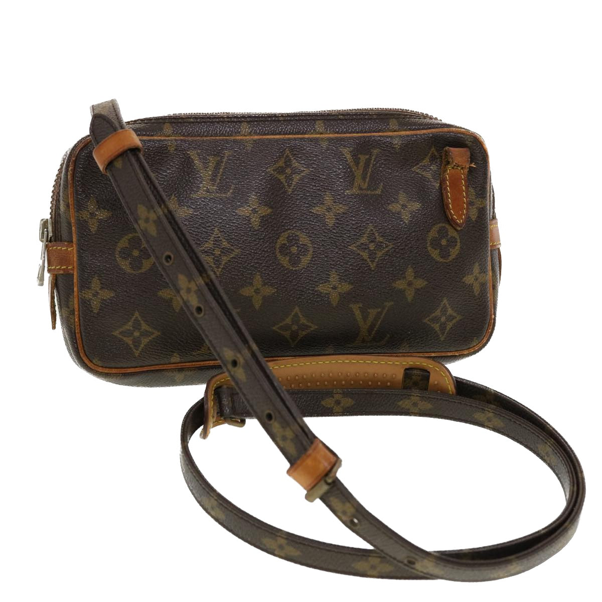 Louis Vuitton Monogram Marley Bandolier M51828 Shoulder Bag 0192 LOUIS  VUITTON