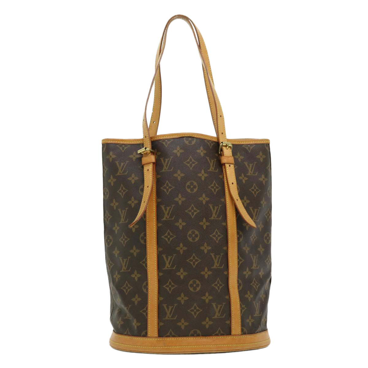 Louis Vuitton Bag Monogram Bucket GM Canvas Shoulder Hand Bag Authentic Preowned