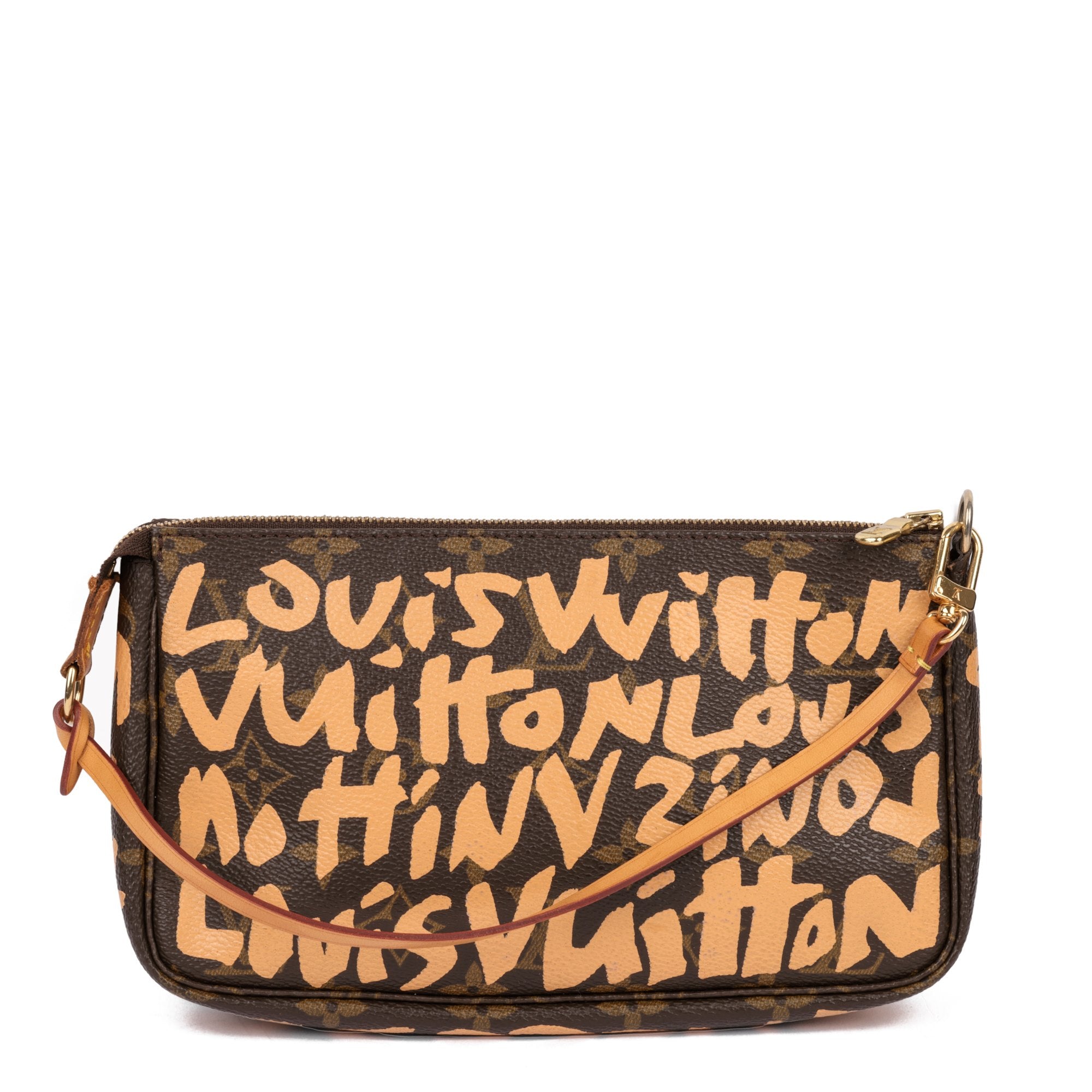 LOUIS VUITTON x Stephen Sprouse 'Graffiti' Pochette Orange/Brown