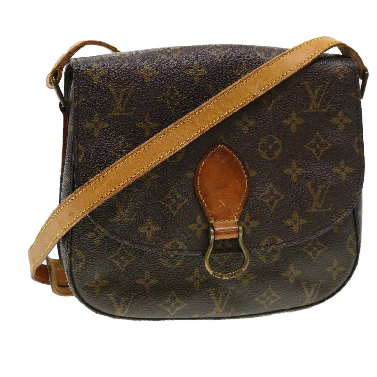 Louis Vuitton Vintage Monogram Messenger Bag Brown