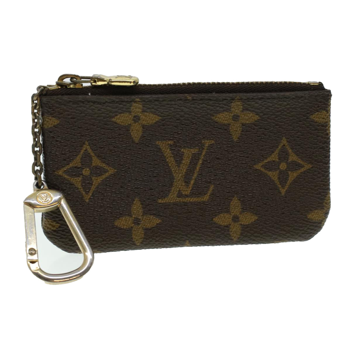 LOUIS VUITTON Monogram Pochette Cles Coin Purse Vintage M62650 LV