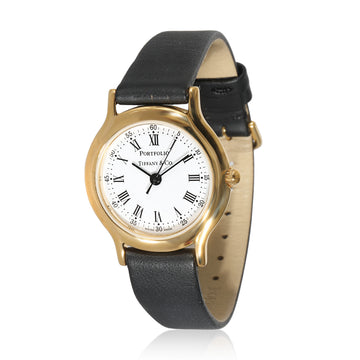 TIFFANY & CO. Portfolio Women's Gold Plate/Stainless Steel Watch