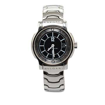 BVLGARI Quartz Stainless Steel Solotempo Watch