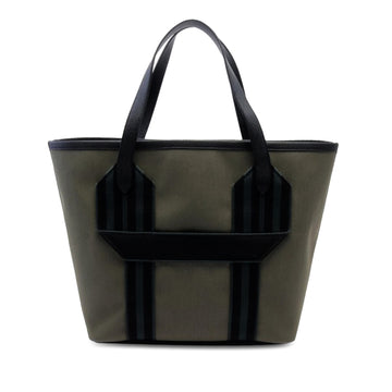 Hermes Canvas Pursangle Tote Tote Bag