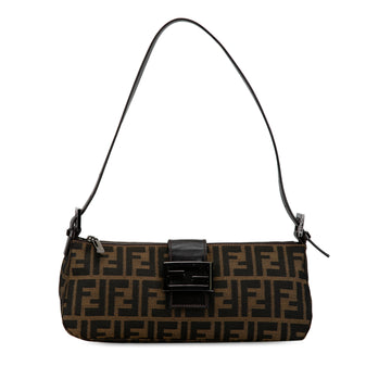 FENDI Zucca Canvas Shoulder Bag