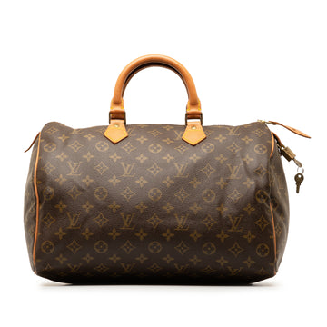 LOUIS VUITTON Monogram Speedy 35 Boston Bag