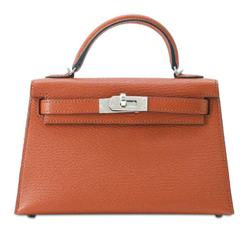 Hermes Mini Chevre Mysore Kelly II Sellier Amazone Satchel