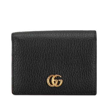 GUCCI Leather GG Marmont Small Wallet Small Wallets