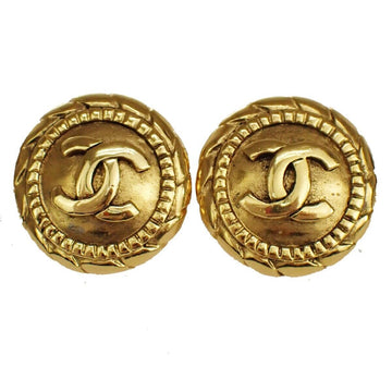 CHANEL Logo CC Earrings