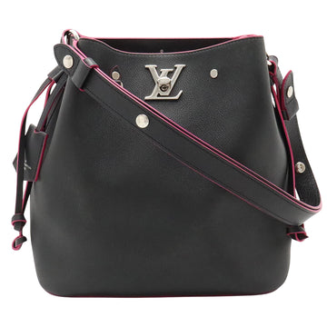 LOUIS VUITTON Lockme Bucket Shoulder Bag