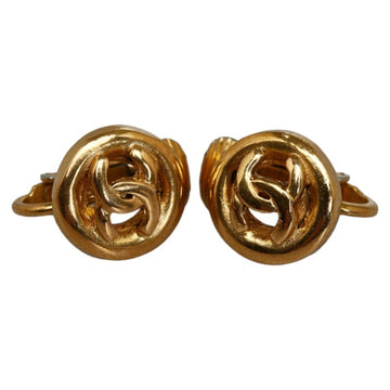 CHANEL Logo CC Earrings