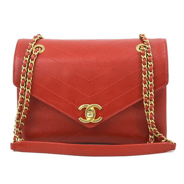 CHANEL Chevron Shoulder Bag