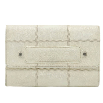 CHANEL square stitch Wallet