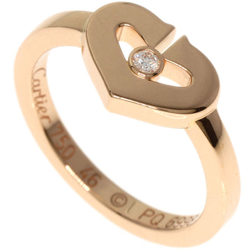 CARTIER C heart Ring