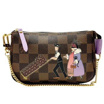 LOUIS VUITTON Mini Pochette Accessoires Clutch Bag