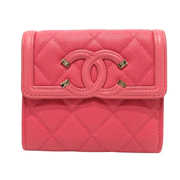 CHANEL Logo CC Wallet