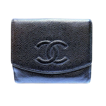 CHANEL Logo CC Wallet