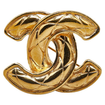 CHANEL Logo CC Brooch