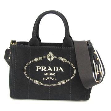 PRADA Canapa Shoulder Bag