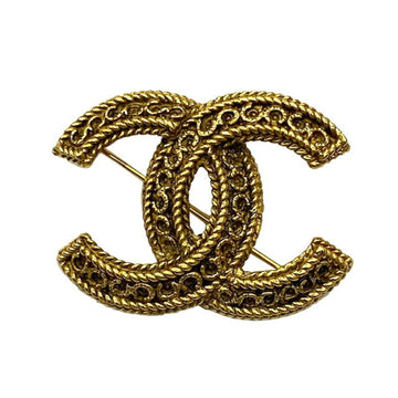 CHANEL Logo CC Brooch