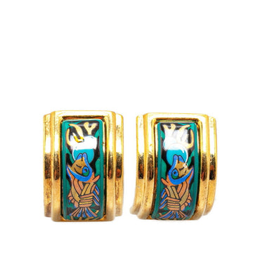 HERMES Emailles Earrings