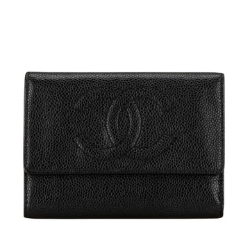 CHANEL Logo CC Wallet