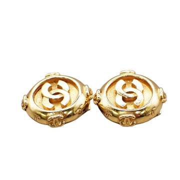 CHANEL Logo CC Earrings