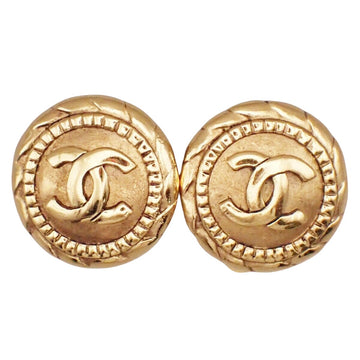 CHANEL Logo CC Earrings