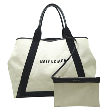 BALENCIAGA Navy Cabas Handbag