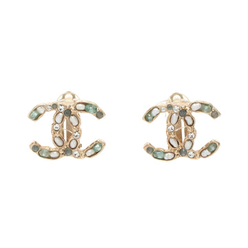 CHANEL Logo CC Earrings