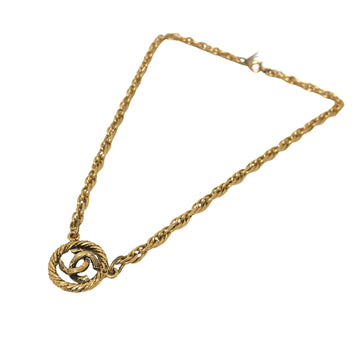 CHANEL Logo CC Necklace