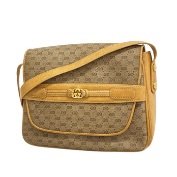 GUCCI Micro Small GG Canvas Shoulder Bag