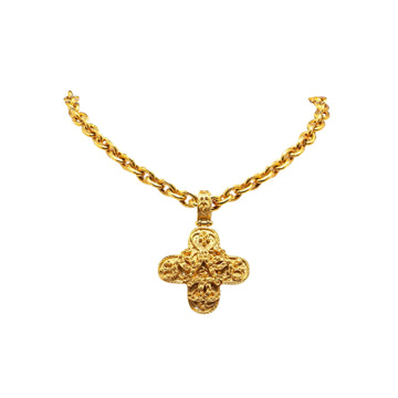 CHANEL Cross Necklace