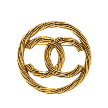 CHANEL Logo CC Brooch