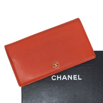 CHANEL Coco button Wallet