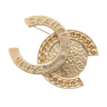 CHANEL Logo CC Brooch